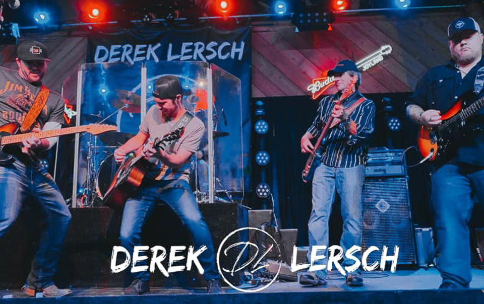 Four musicians in Derek Lersch band